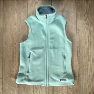 Patagonia Mint Green Fleece Vest